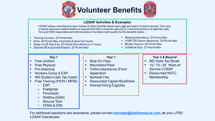 Benefits for Volunteering in Montgomery County - Montgomery County, MD  Volunteer Fire/EMS Recruitment